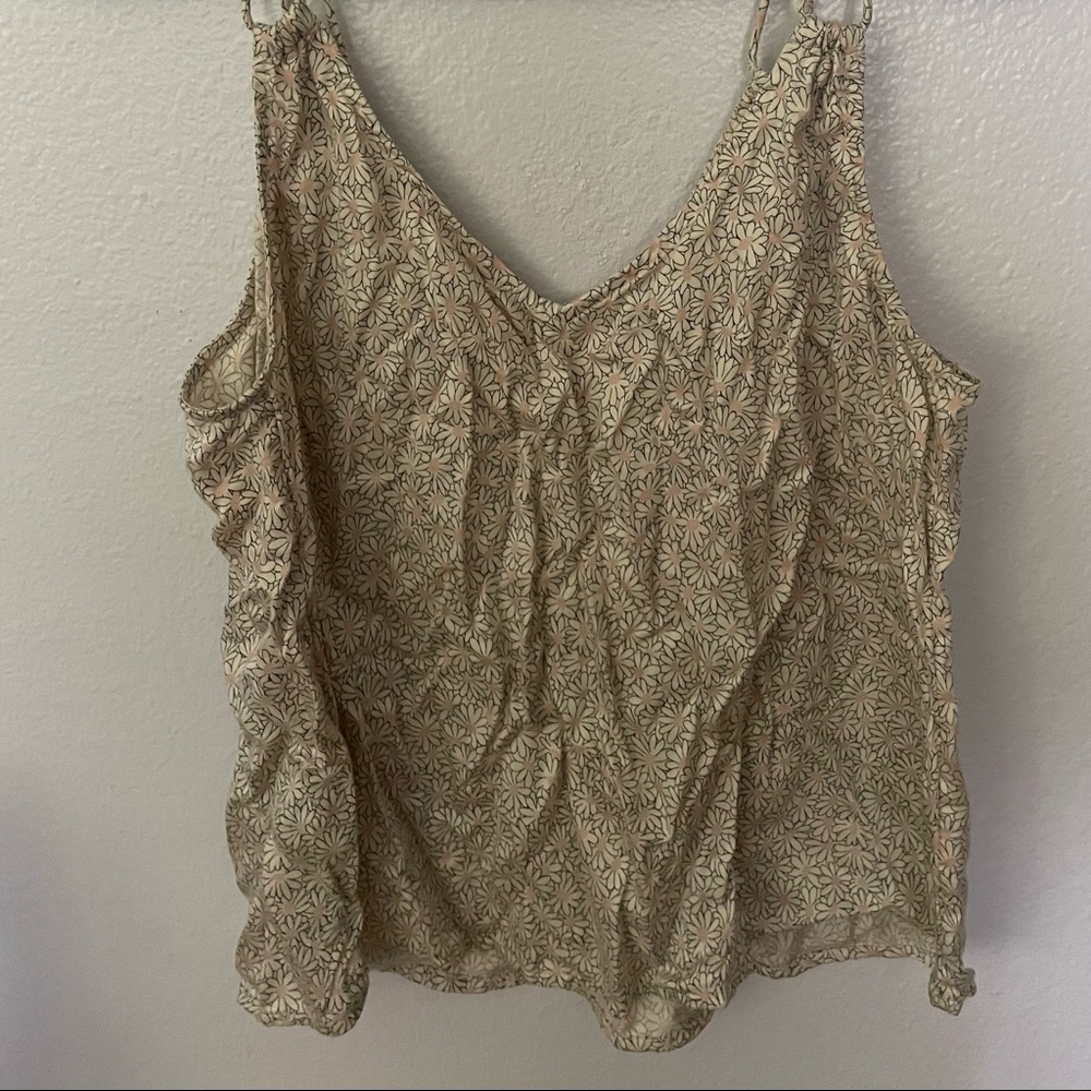 Womens Floral Tank Top